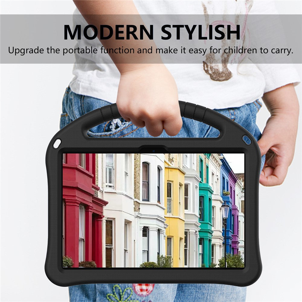For Lenovo Tab TB311FU Case EVA Tablet Cover with Handle Kickstand Children Friendly - Black