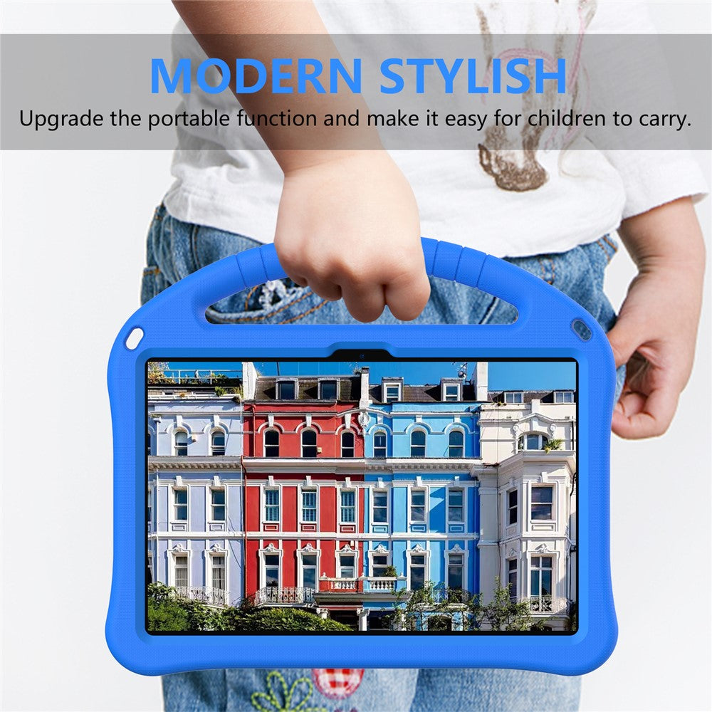 For Lenovo Tab TB311FU Case EVA Tablet Cover with Handle Kickstand Children Friendly - Blue