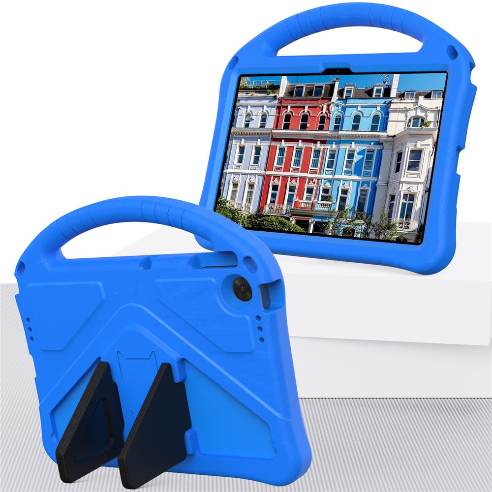 For Lenovo Tab TB311FU Case EVA Tablet Cover with Handle Kickstand Children Friendly - Blue