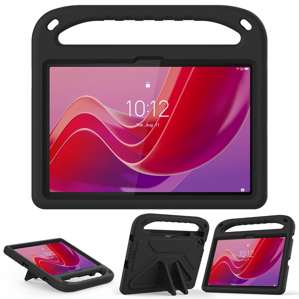 For Lenovo Tab TB311FU Case Hand Grip Kickstand Tablet EVA Cover - Black