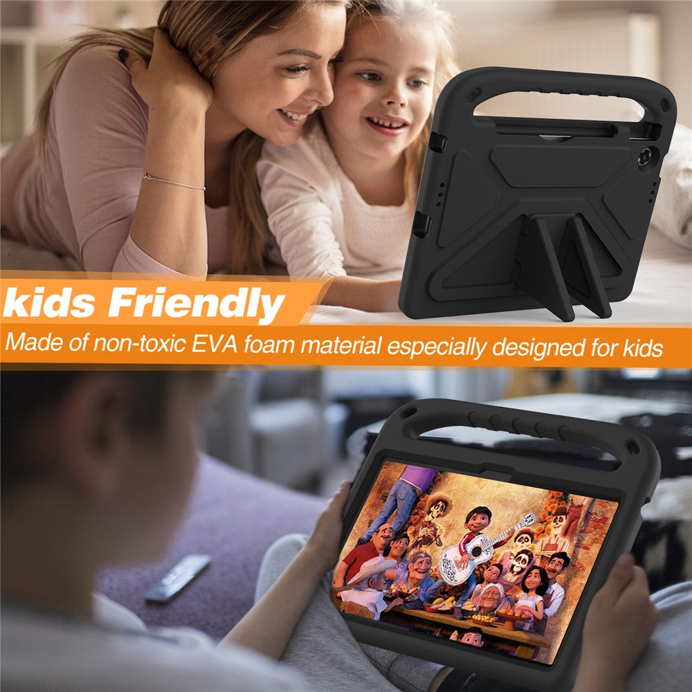 For Lenovo Tab TB311FU Case Hand Grip Kickstand Tablet EVA Cover - Black