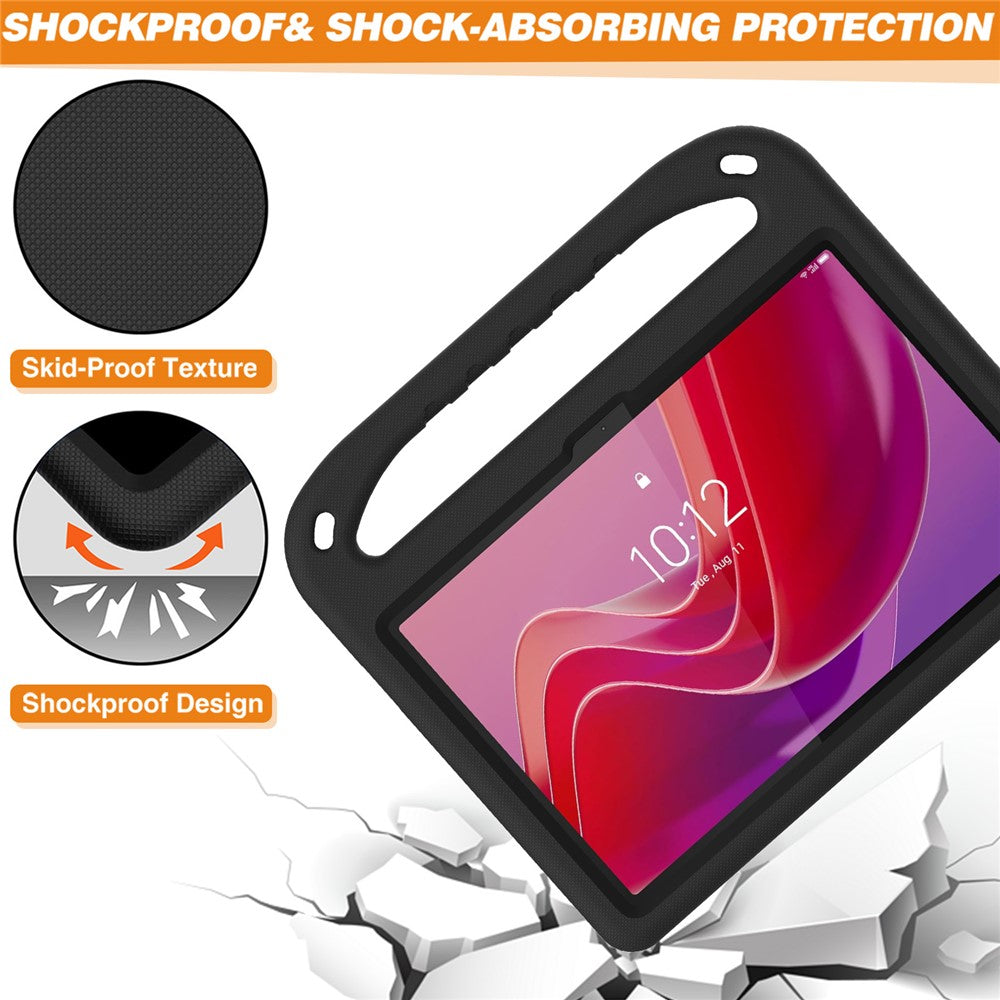 For Lenovo Tab TB311FU Case Hand Grip Kickstand Tablet EVA Cover - Black