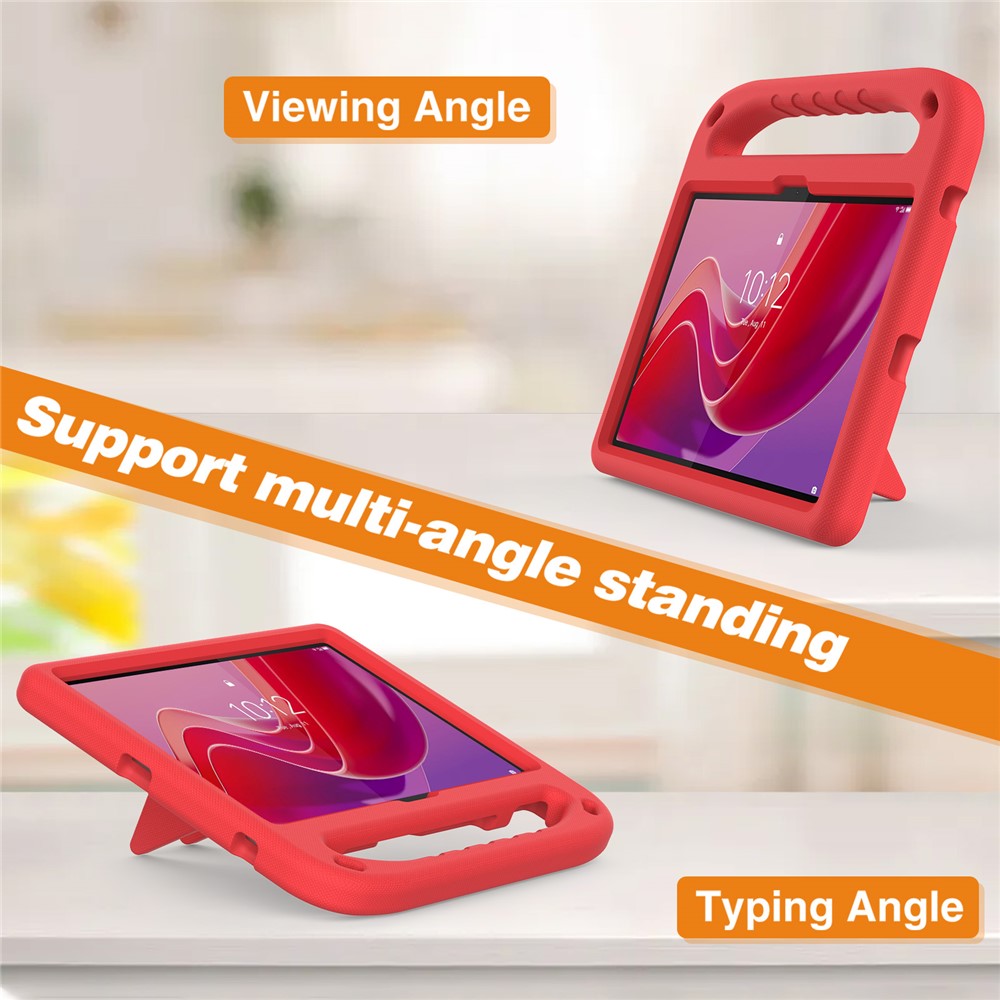For Lenovo Tab TB311FU Case Hand Grip Kickstand Tablet EVA Cover - Red