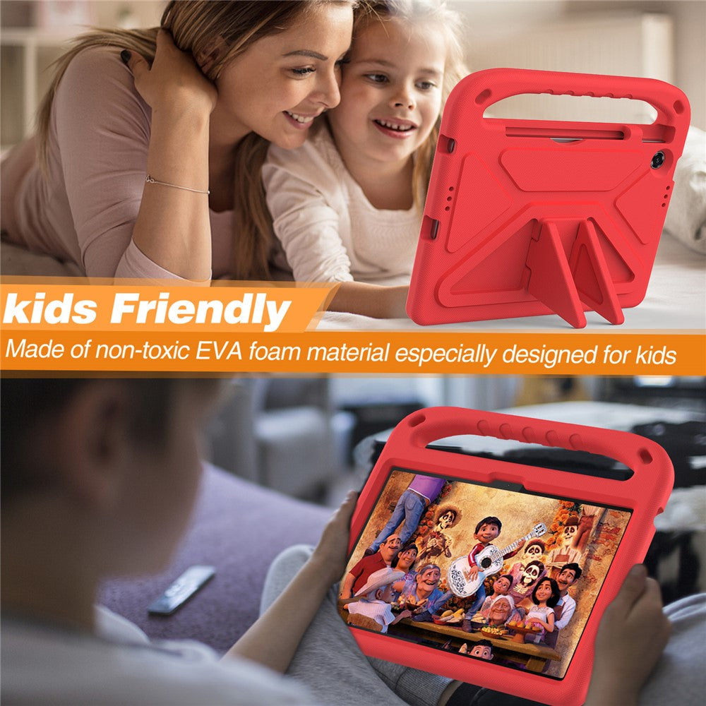 For Lenovo Tab TB311FU Case Hand Grip Kickstand Tablet EVA Cover - Red