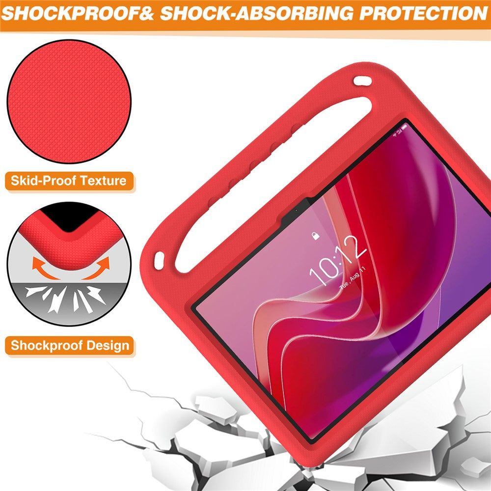 For Lenovo Tab TB311FU Case Hand Grip Kickstand Tablet EVA Cover - Red