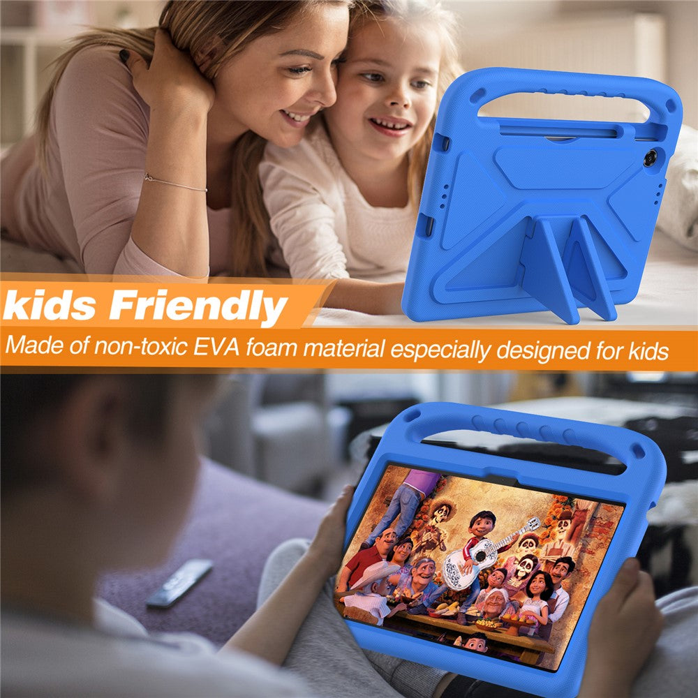 For Lenovo Tab TB311FU Case Hand Grip Kickstand Tablet EVA Cover - Blue