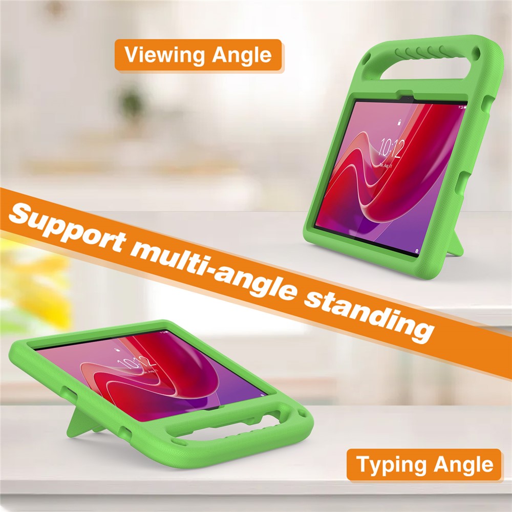 For Lenovo Tab TB311FU Case Hand Grip Kickstand Tablet EVA Cover - Green