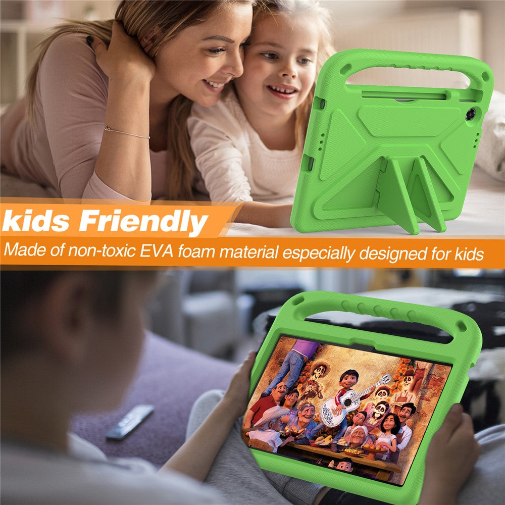 For Lenovo Tab TB311FU Case Hand Grip Kickstand Tablet EVA Cover - Green