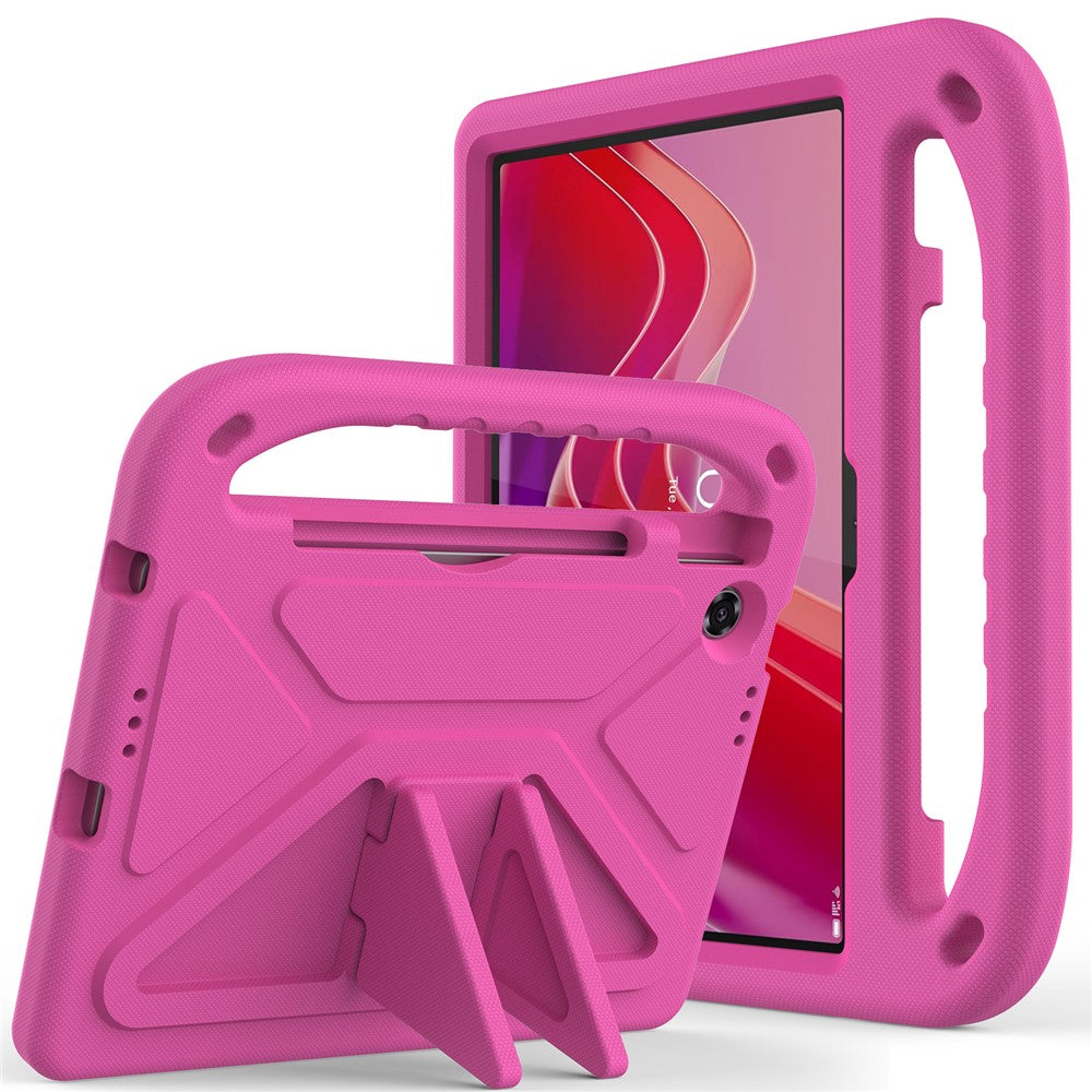 For Lenovo Tab TB311FU Case Hand Grip Kickstand Tablet EVA Cover - Rose
