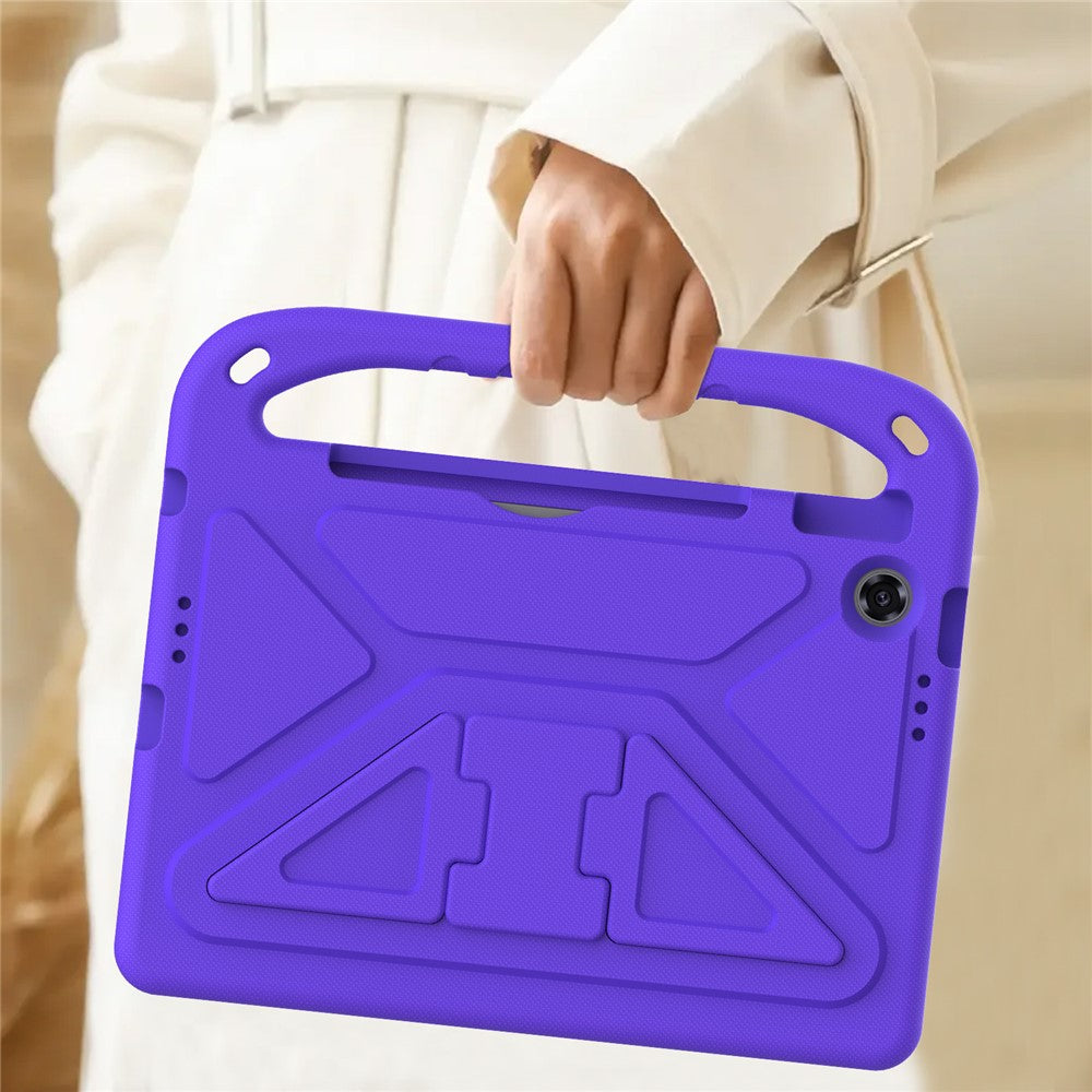For Lenovo Tab TB311FU Case Hand Grip Kickstand Tablet EVA Cover - Purple