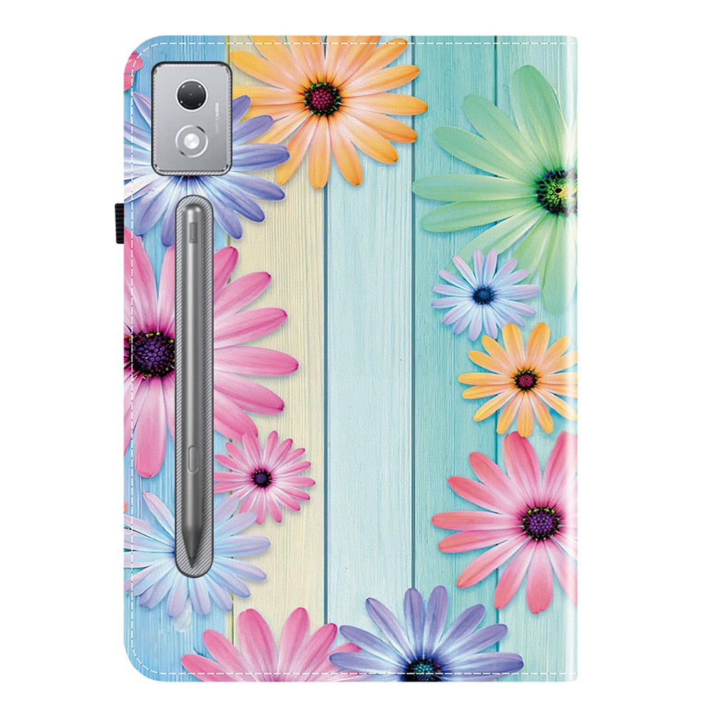 Leather Case For Lenovo Idea Tab Pro  /  Tab P12 Pro 12.7 2025  /  Xiaoxin Pad Pro 12.7 (2025) Pattern Printed Stand Tablet Cover - Sunflower