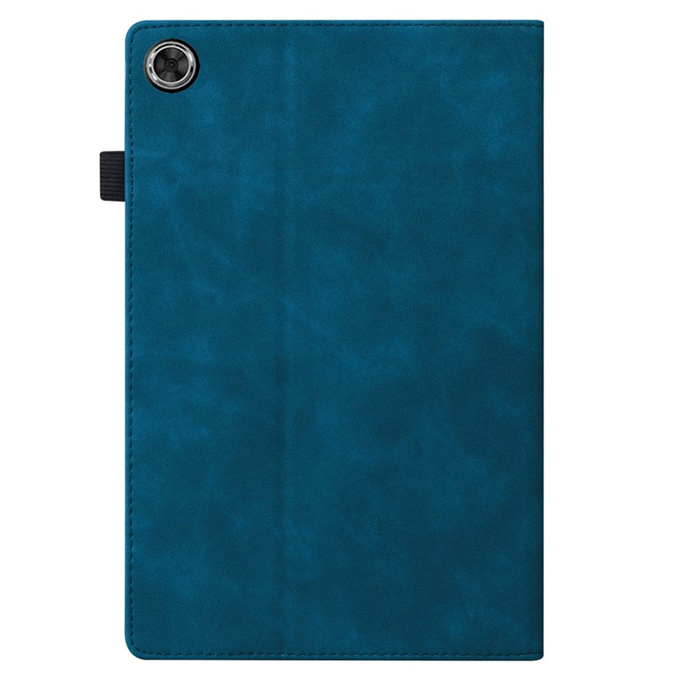 For Lenovo Tab K10C / Tab E10C Case PU Leather Protective Folio Tablet Cover with Card Holder - Blue