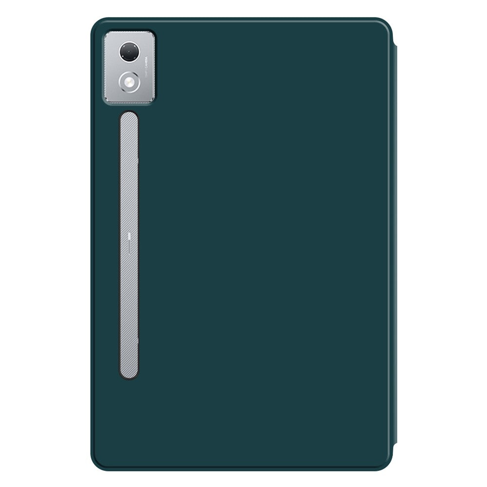 For Lenovo Idea Tab Pro / Xiaoxin Pad Pro 12.7 (2025) Case PU Leather TPU Back Trifold Stand Tablet Cover - Green