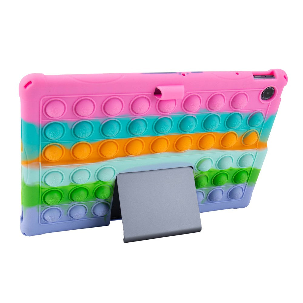 For Lenovo Xiaoxin Pad Studio 11.5 inch / Tab Plus TB-351FU Case Kickstand Push Bubble Tablet Cover - Colorful Pink