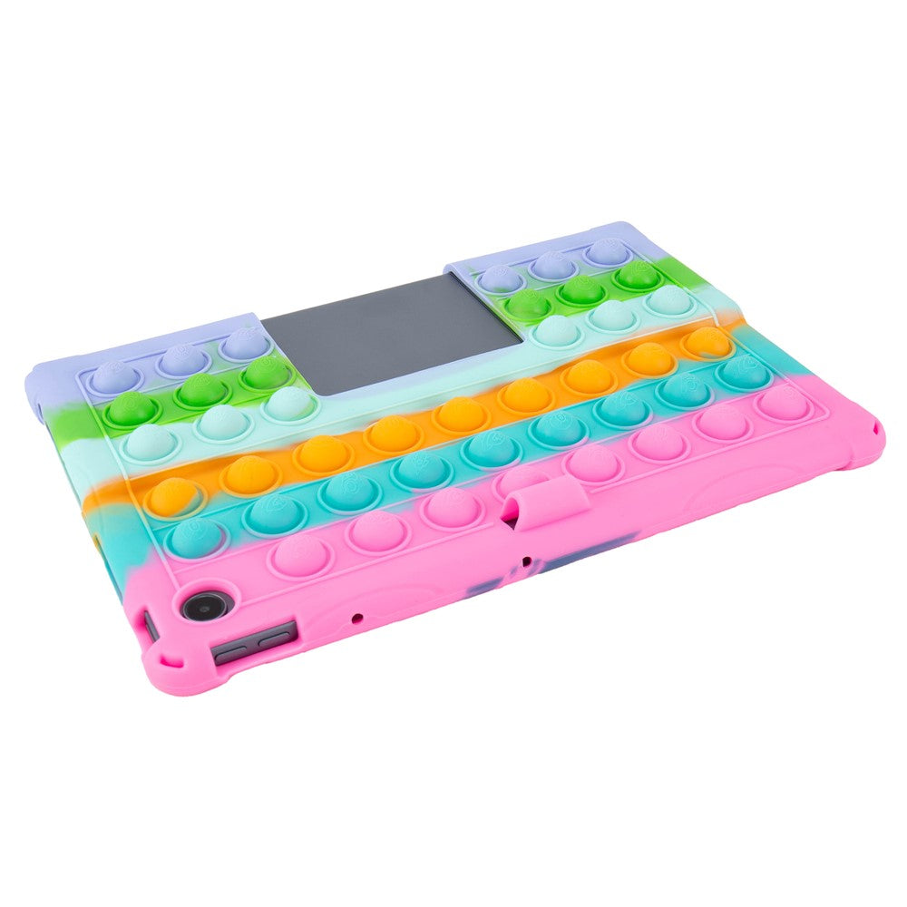 For Lenovo Xiaoxin Pad Studio 11.5 inch / Tab Plus TB-351FU Case Kickstand Push Bubble Tablet Cover - Colorful Pink