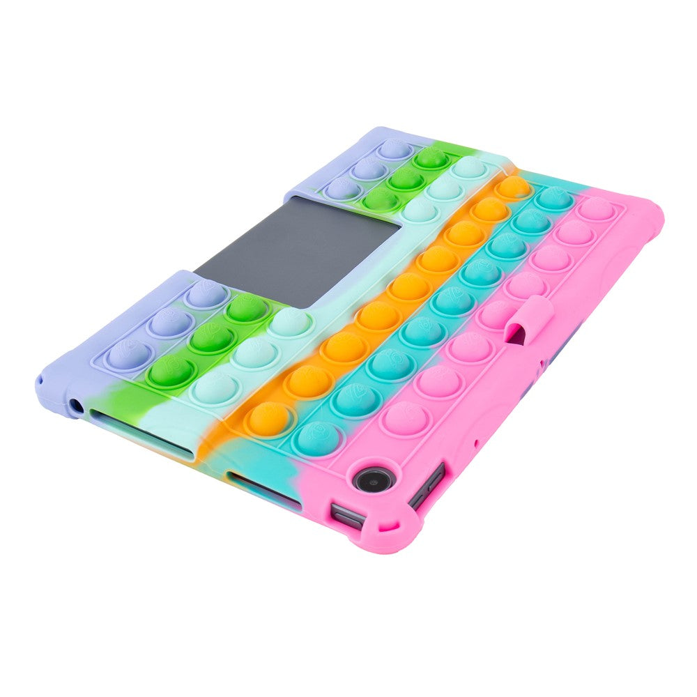 For Lenovo Xiaoxin Pad Studio 11.5 inch / Tab Plus TB-351FU Case Kickstand Push Bubble Tablet Cover - Colorful Pink
