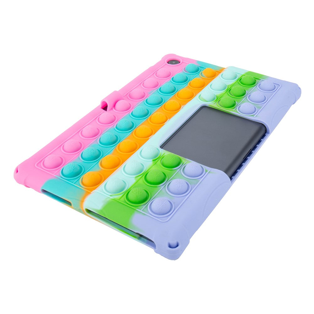 For Lenovo Xiaoxin Pad Studio 11.5 inch / Tab Plus TB-351FU Case Kickstand Push Bubble Tablet Cover - Colorful Pink