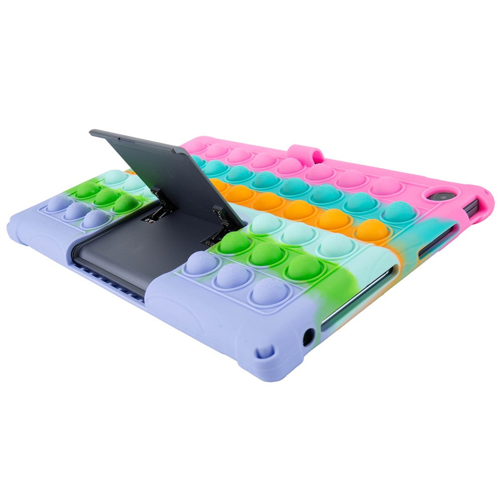 For Lenovo Xiaoxin Pad Studio 11.5 inch / Tab Plus TB-351FU Case Kickstand Push Bubble Tablet Cover - Colorful Pink