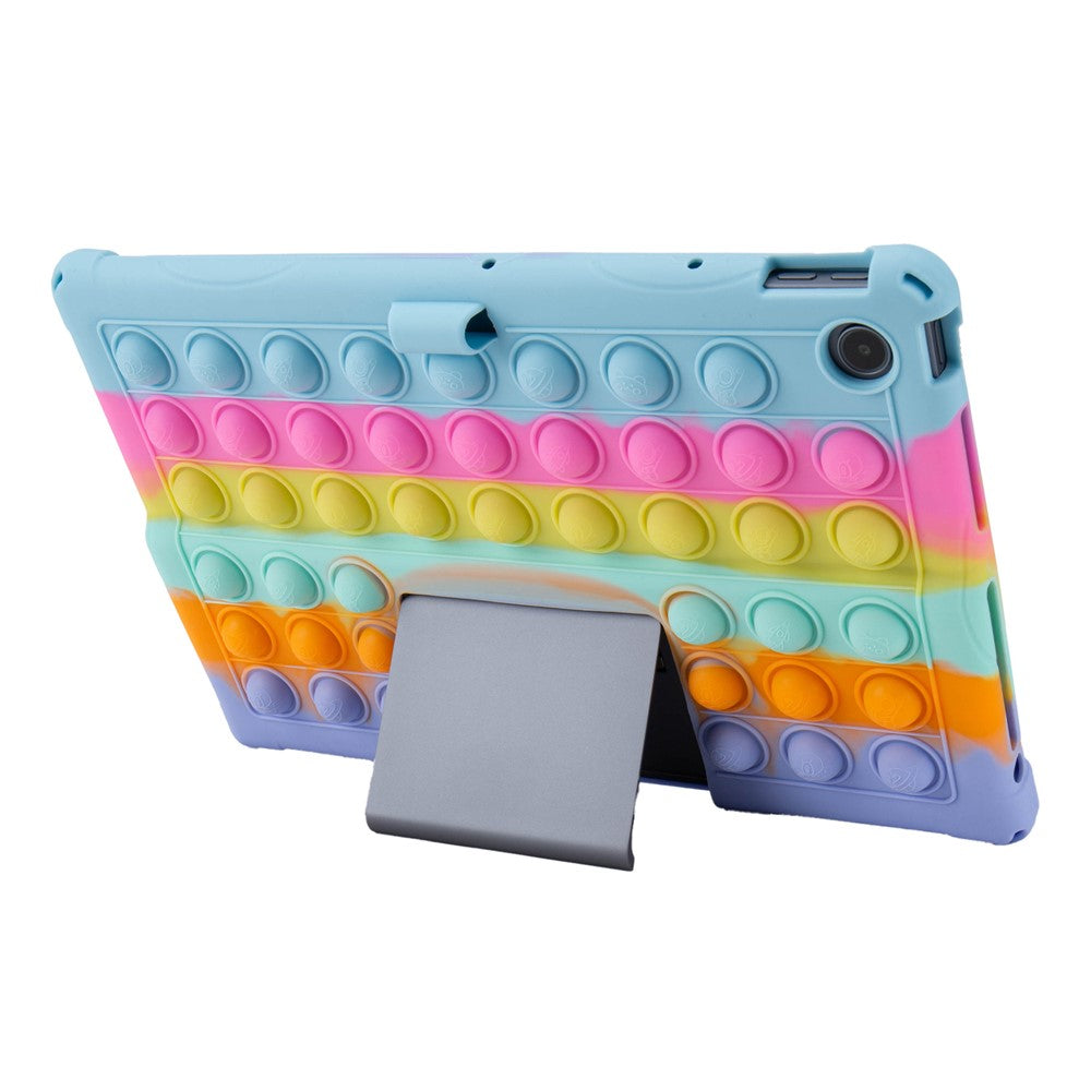 For Lenovo Xiaoxin Pad Studio 11.5 inch / Tab Plus TB-351FU Case Kickstand Push Bubble Tablet Cover - Colorful Baby Blue