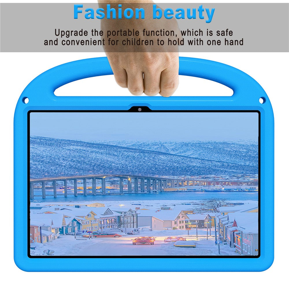 Kickstand EVA + PC Tablet Case with Shoulder Strap For Lenovo Tab P12  /  Xiaoxin Pad Pro 12.7 (2025)  /  Xiaoxin Pad Plus 12.7  /  Yoga Pad Pro - Blue