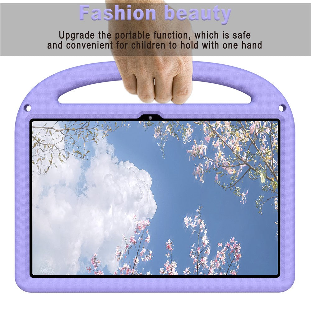 Kickstand EVA + PC Tablet Case with Shoulder Strap For Lenovo Tab P12  /  Xiaoxin Pad Pro 12.7 (2025)  /  Xiaoxin Pad Plus 12.7  /  Yoga Pad Pro - Purple