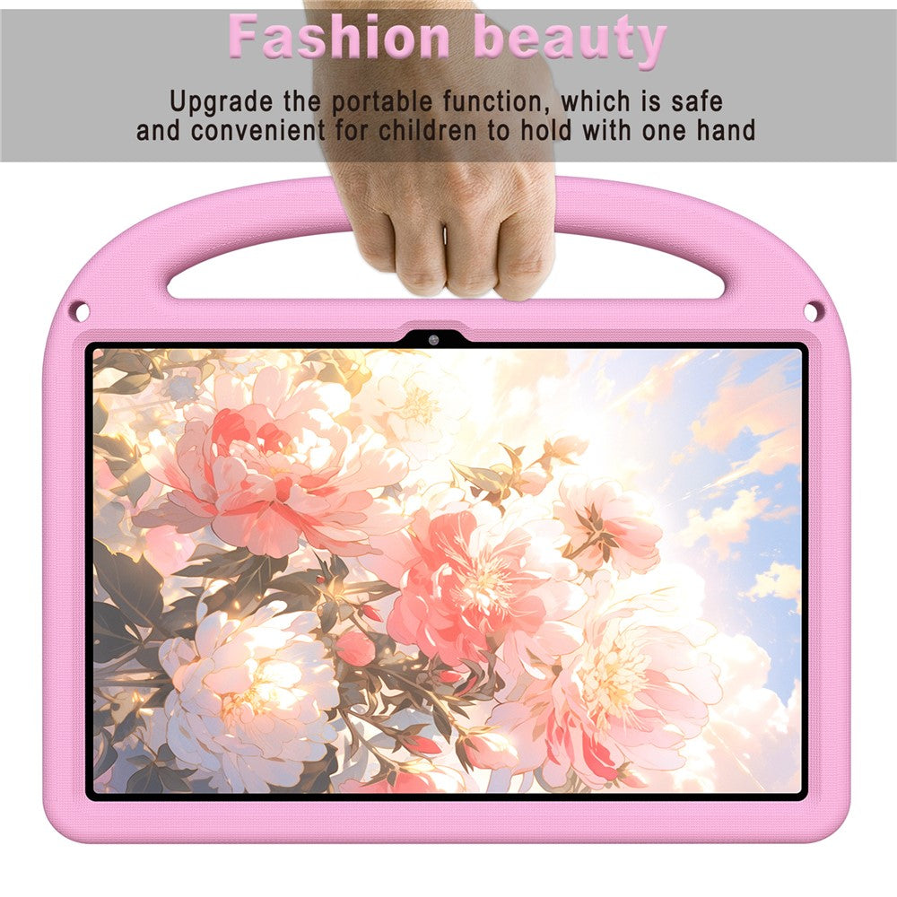 Kickstand EVA + PC Tablet Case with Shoulder Strap For Lenovo Tab P12  /  Xiaoxin Pad Pro 12.7 (2025)  /  Xiaoxin Pad Plus 12.7  /  Yoga Pad Pro - Pink