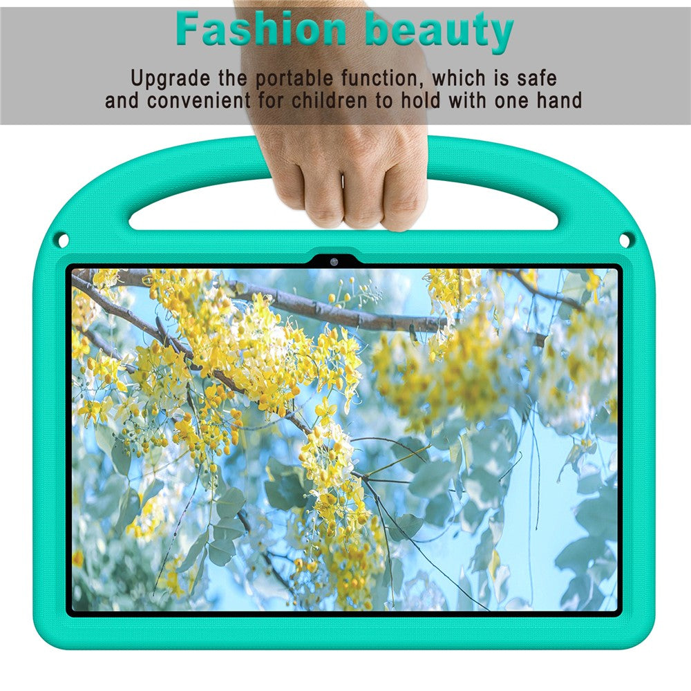 Kickstand EVA + PC Tablet Case with Shoulder Strap For Lenovo Tab P12  /  Xiaoxin Pad Pro 12.7 (2025)  /  Xiaoxin Pad Plus 12.7  /  Yoga Pad Pro - Green