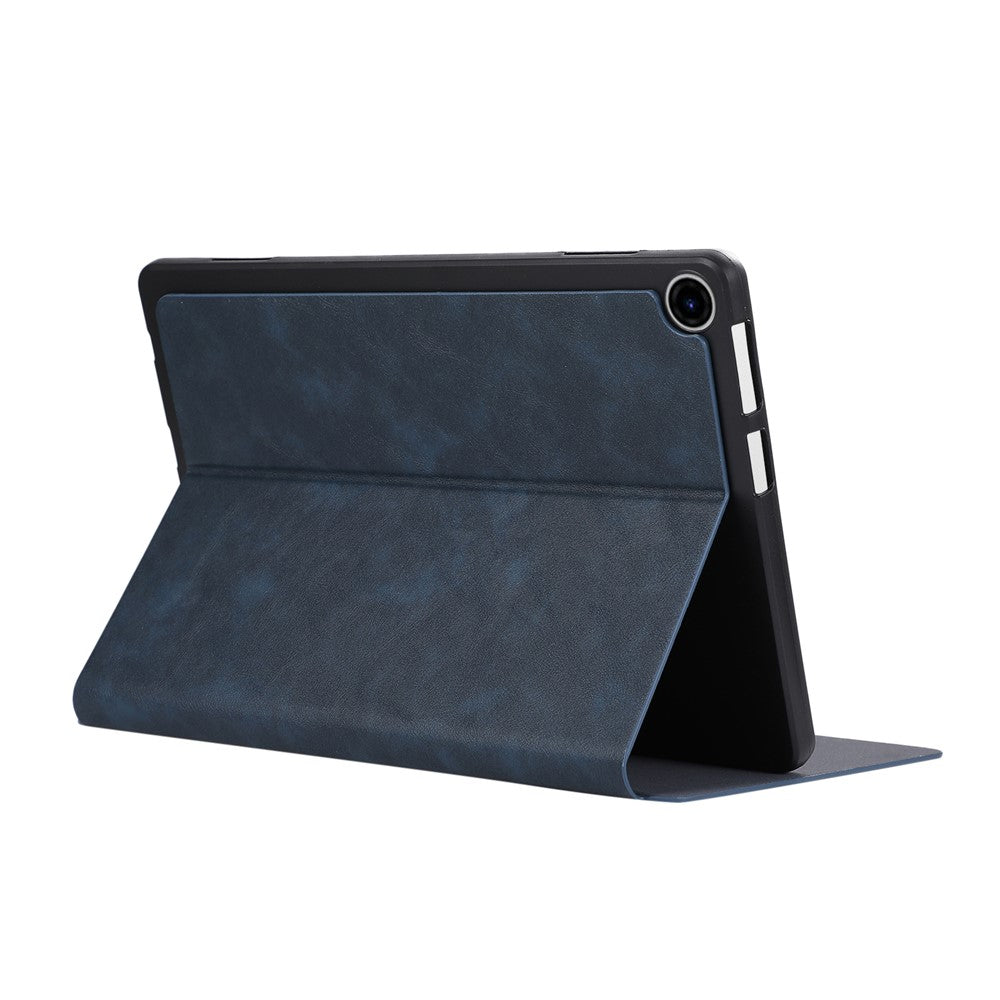 For Lenovo Tab 10.1 (2025) TB-311XU / Tab TB311FU Shockproof Case PU Leather Tablet Cover with Stand - Blue