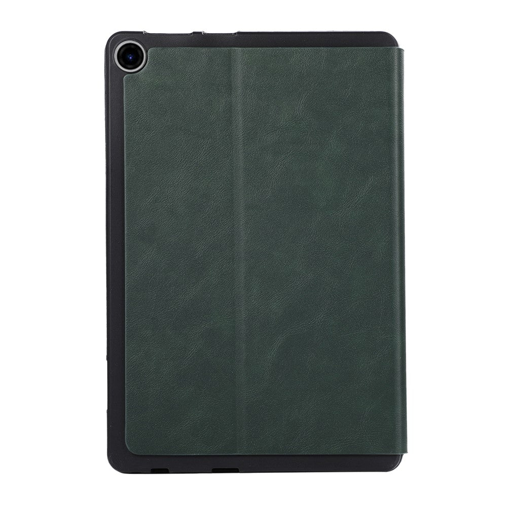 For Lenovo Tab 10.1 (2025) TB-311XU / Tab TB311FU Shockproof Case PU Leather Tablet Cover with Stand - Green