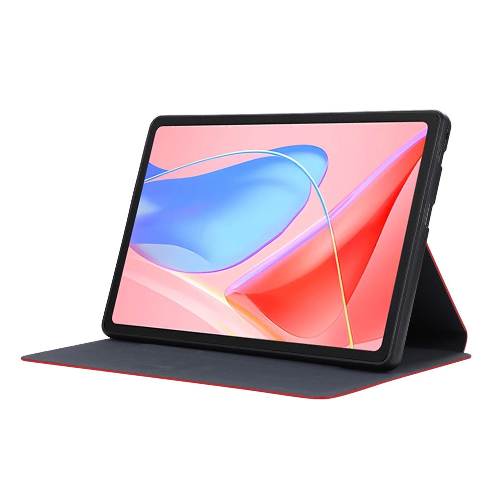 For Lenovo Tab 10.1 (2025) TB-311XU / Tab TB311FU Shockproof Case PU Leather Tablet Cover with Stand - Red