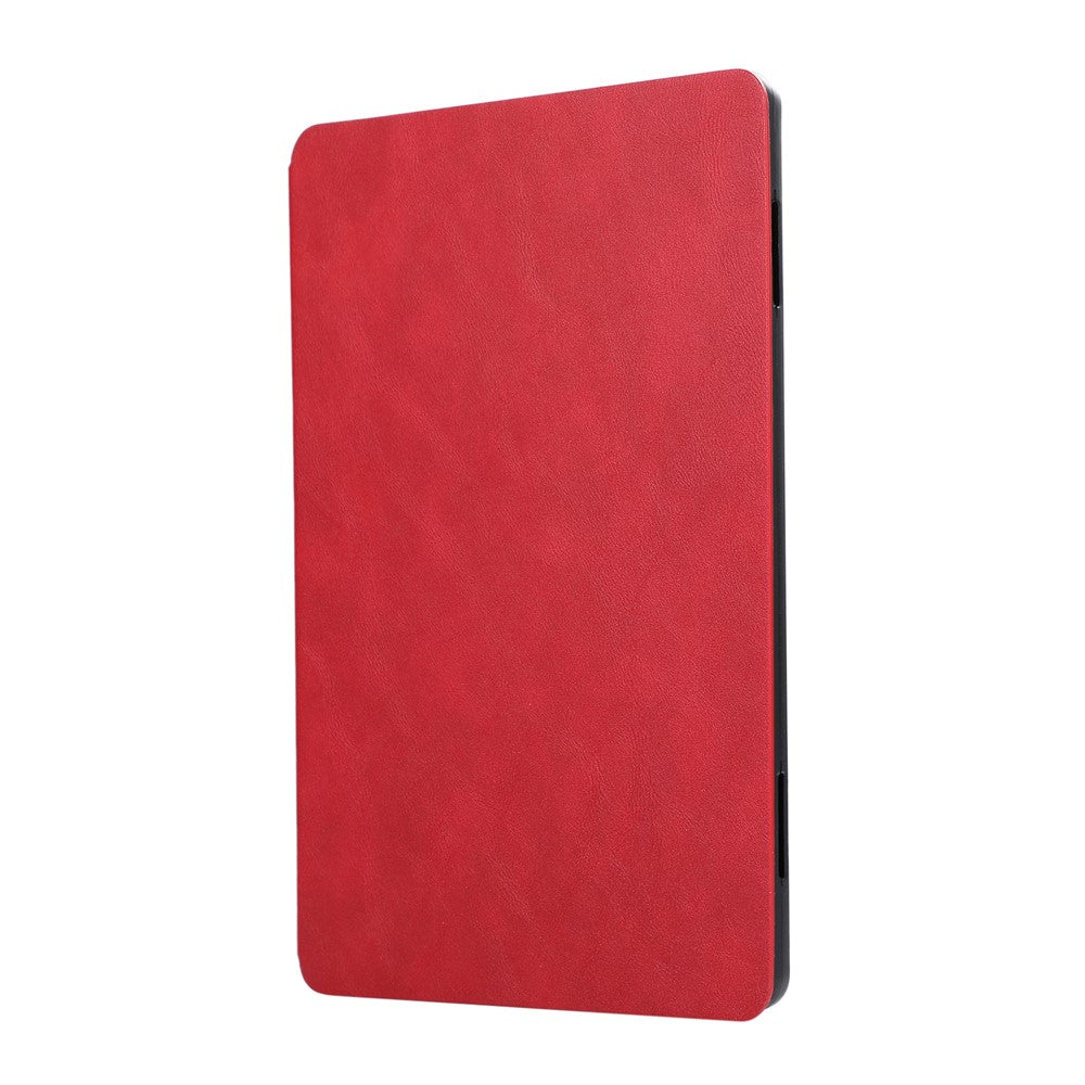 For Lenovo Tab 10.1 (2025) TB-311XU / Tab TB311FU Shockproof Case PU Leather Tablet Cover with Stand - Red