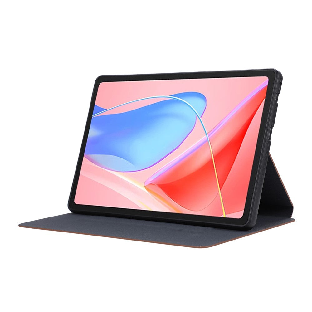 For Lenovo Tab 10.1 (2025) TB-311XU / Tab TB311FU Shockproof Case PU Leather Tablet Cover with Stand - Brown