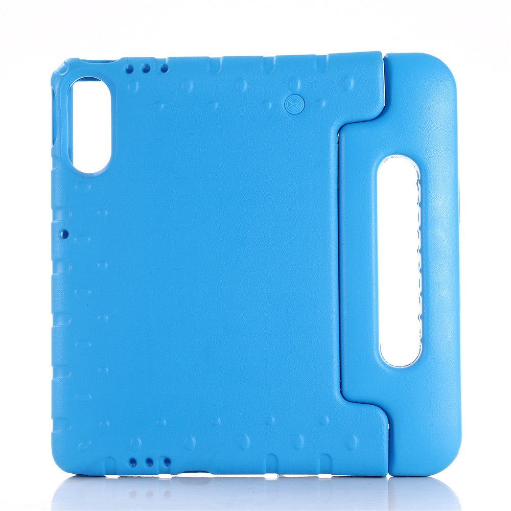 For Lenovo Tab TB311FU EVA Case Kids-Friendly Handle Tablet Cover with Kickstand - Blue