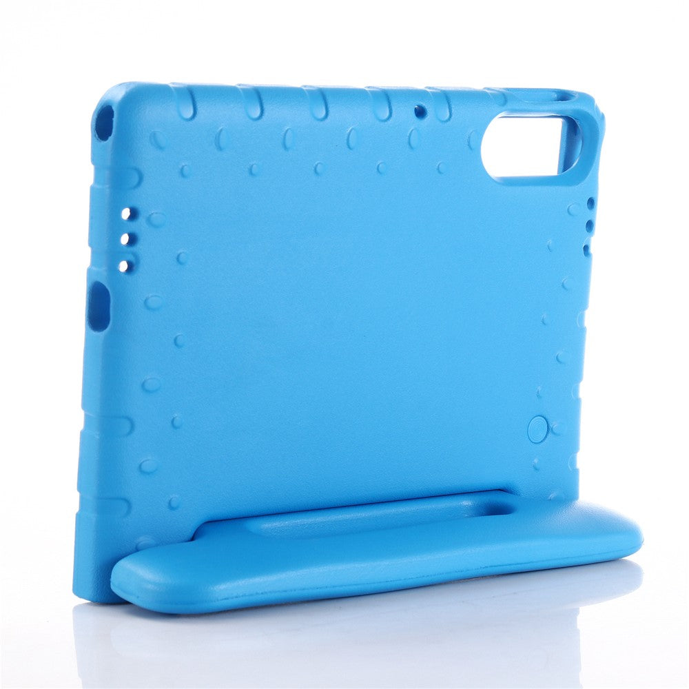 For Lenovo Tab TB311FU EVA Case Kids-Friendly Handle Tablet Cover with Kickstand - Blue