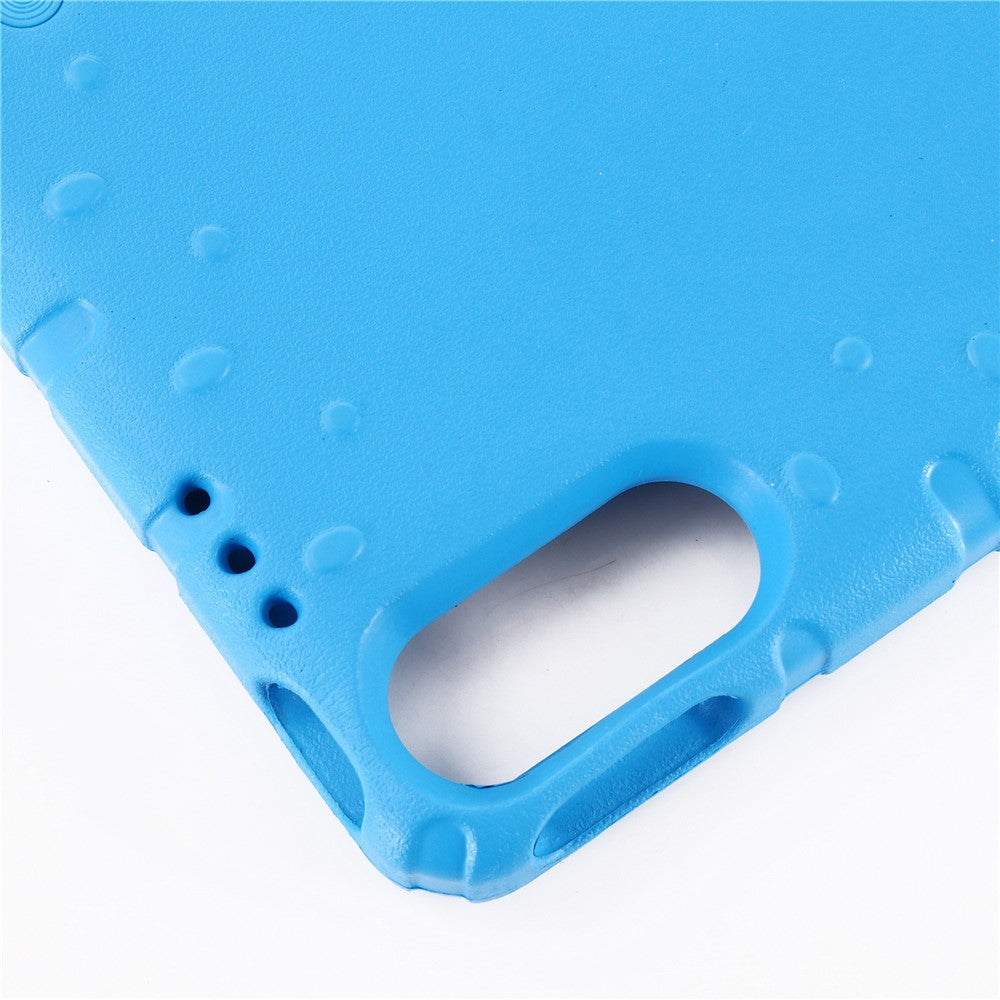 For Lenovo Tab TB311FU EVA Case Kids-Friendly Handle Tablet Cover with Kickstand - Blue