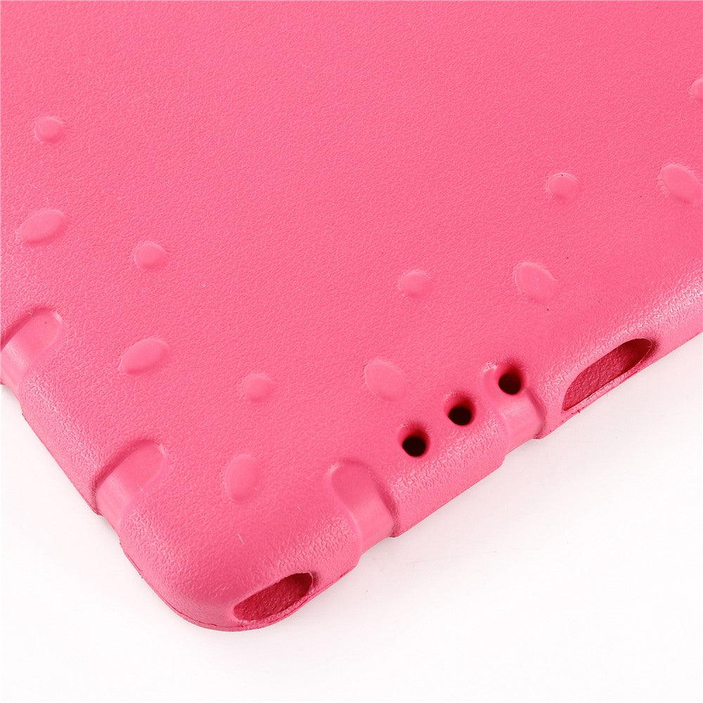For Lenovo Tab TB311FU EVA Case Kids-Friendly Handle Tablet Cover with Kickstand - Rose