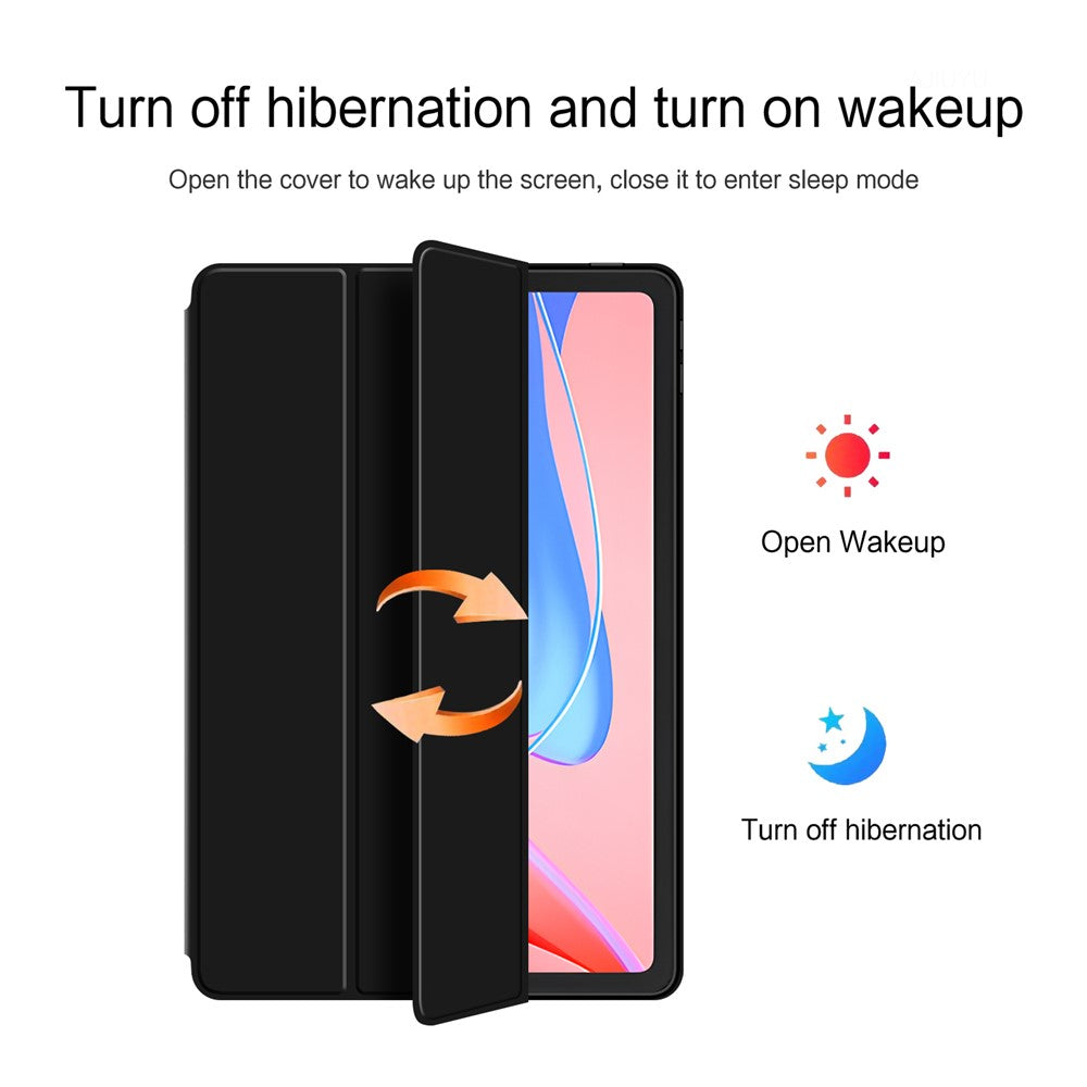 For Lenovo Tab 10.1 (2025) TB311XU2 / Zhaoyang K10C Case PU Leather TPU Back Trifold Stand Tablet Cover