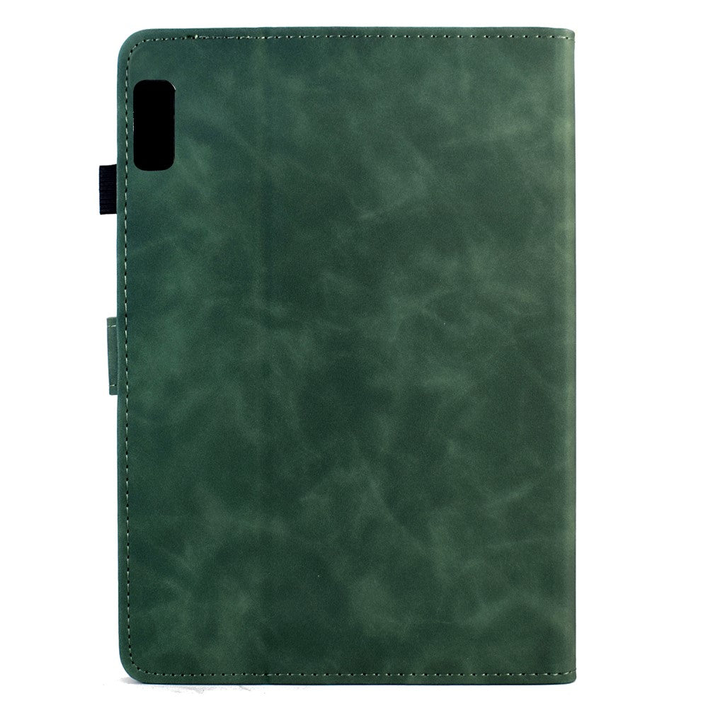 For Lenovo Tab M9 TB-310FU Case Mandala Imprinted Leather Tablet Cover with Card Slots - Green