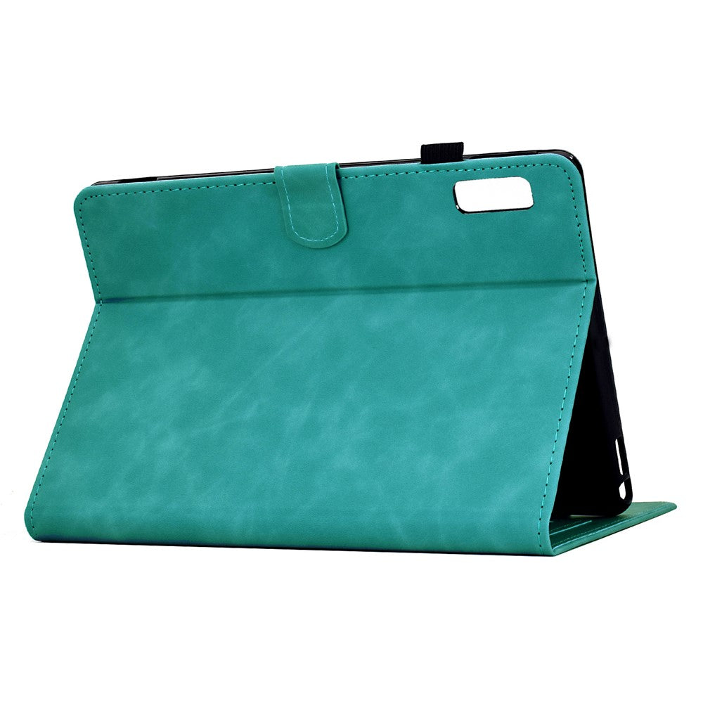 For Lenovo Tab M9 TB-310FU Case Mandala Imprinted Leather Tablet Cover with Card Slots - Baby Blue