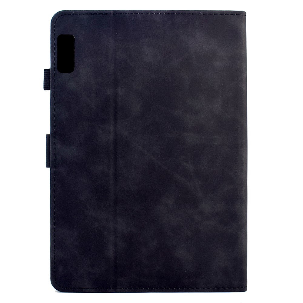 For Lenovo Tab M9 TB-310FU Case Mandala Imprinted Leather Tablet Cover with Card Slots - Black