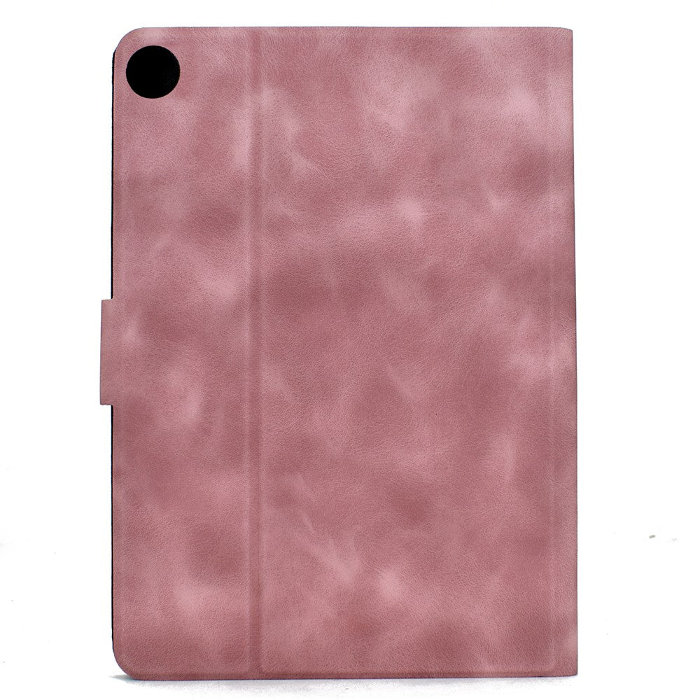 For Lenovo Tab M10 Plus (3rd Gen) Case PU Leather Tablet Cover with Card Slots - Pink