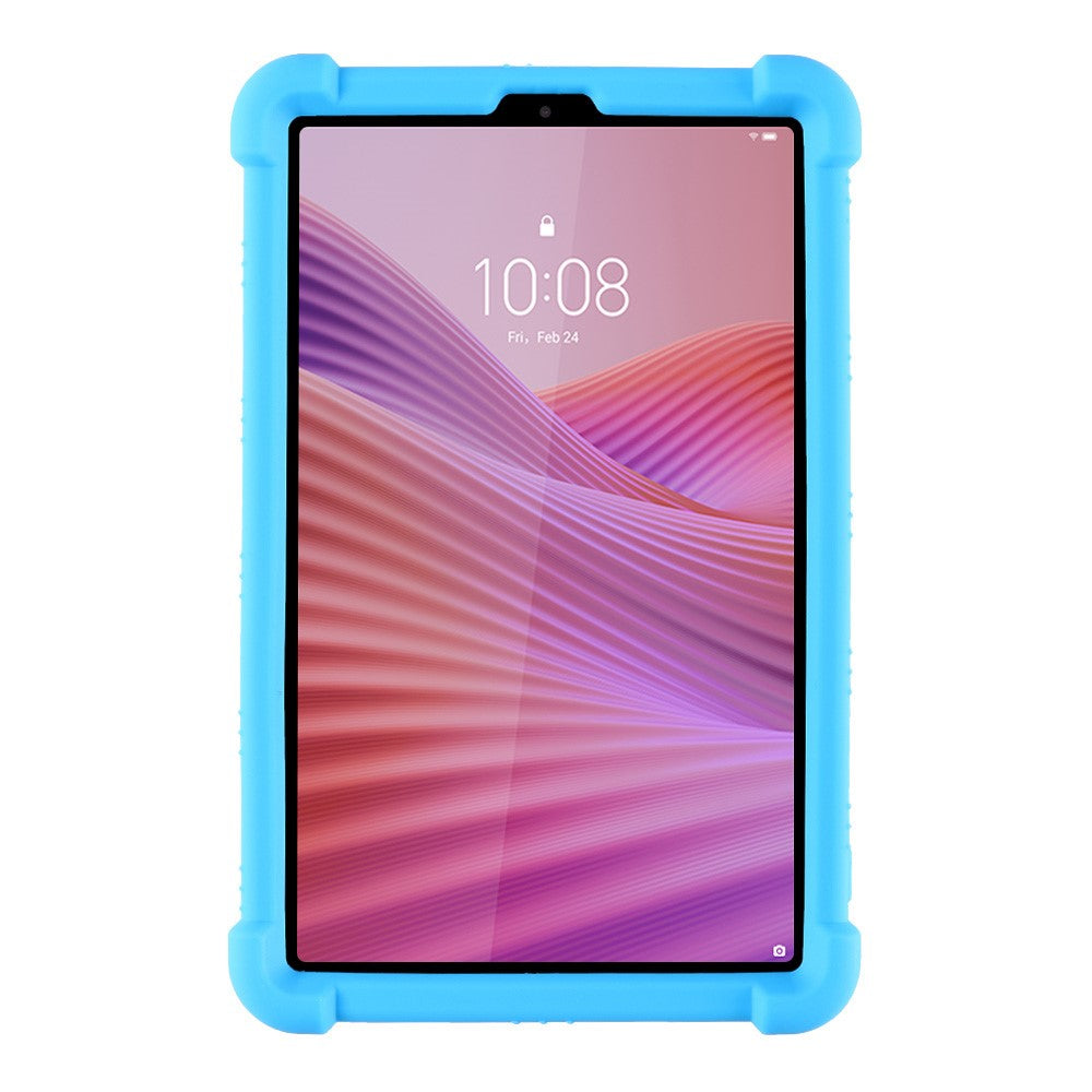 For Lenovo Tab K9 / Tab One Silicone Case with Kickstand Rugged Protective Cover - Baby Blue