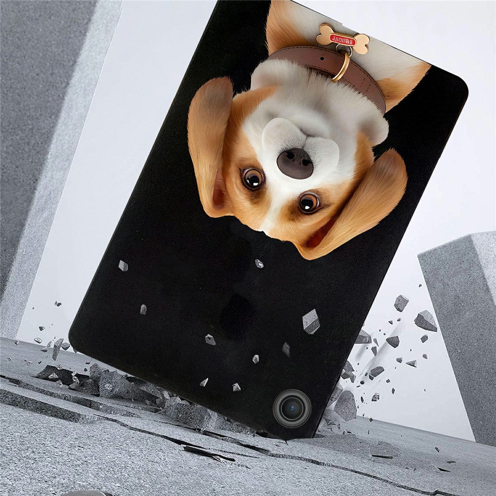 For Lenovo Tab TB311FU Case Pattern Printing Slim TPU Tablet Protective Cover - Harrier Beagle