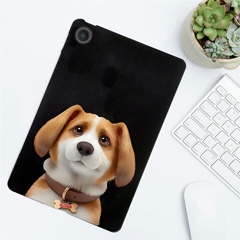 For Lenovo Tab TB311FU Case Pattern Printing Slim TPU Tablet Protective Cover - Harrier Beagle