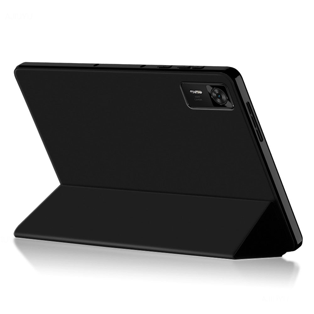 For Lenovo Legion Y700 (2025) Case PU Leather TPU Back Trifold Stand Tablet Cover - Black