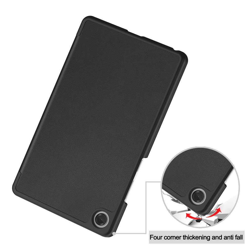 For Lenovo Tab K9 / Tab One Case Anti-Drop Leather Stand Tablet Cover - Black
