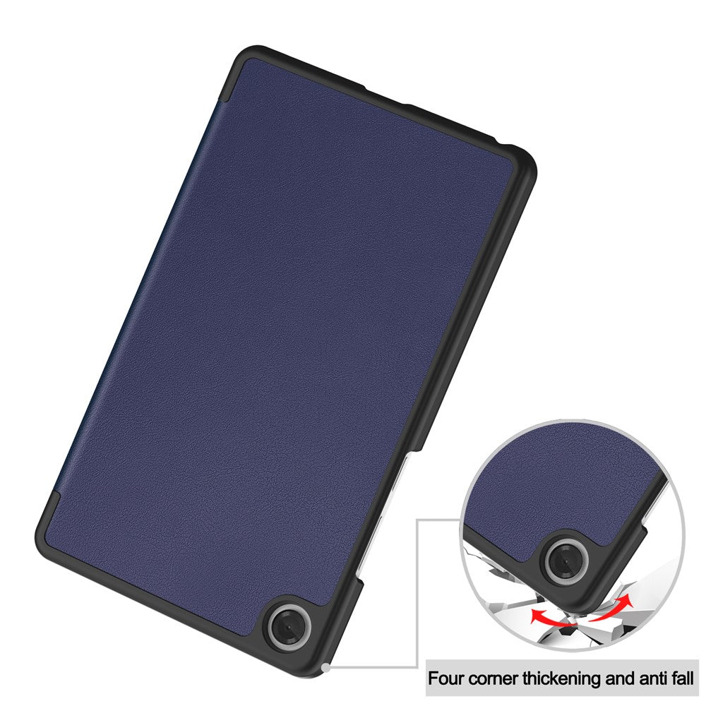 For Lenovo Tab K9 / Tab One Case Anti-Drop Leather Stand Tablet Cover - Blue