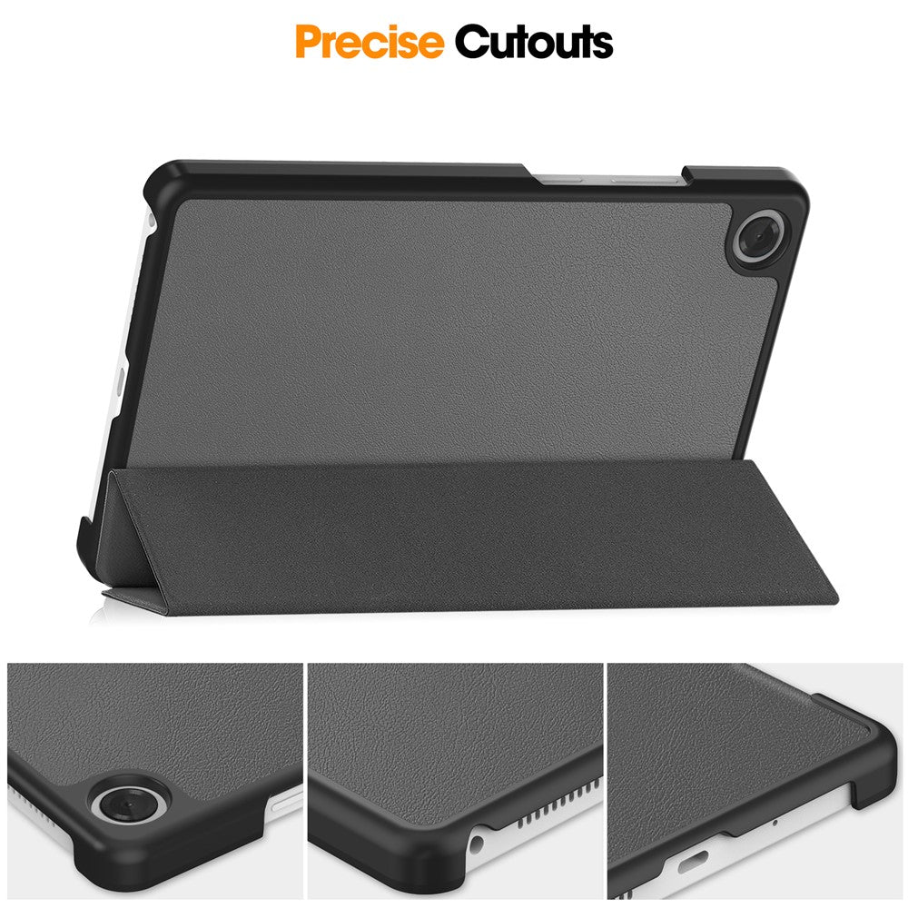 For Lenovo Tab K9 / Tab One Case Anti-Drop Leather Stand Tablet Cover - Grey