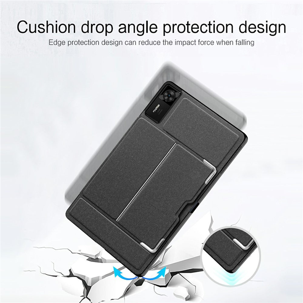 For Lenovo Legion Y700 (2025) Case PU + PC Rotating Shaft Kickstand Tablet Cover