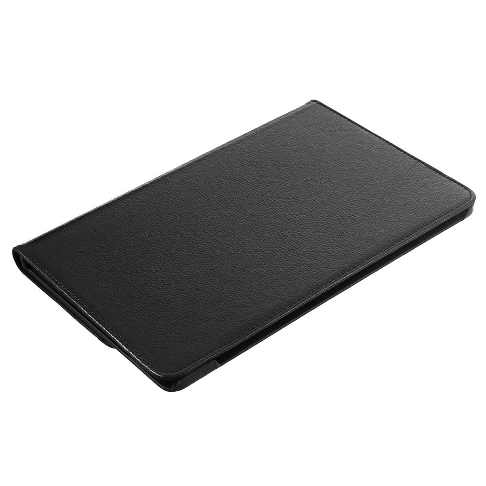 For Lenovo Idea Tab TB336ZU, TB336FU / Xiaoxin Pad 11 2025 Case Rotating Stand PU Leather + PC Tablet Cover with Elastic Band - Black